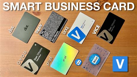 nfc business card comparison|best smart business card 2024.